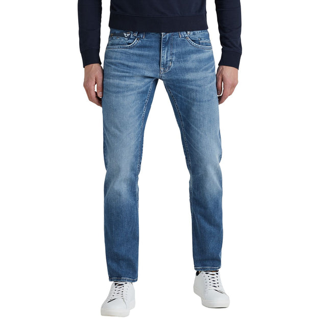 PME Legend Herren Jeans COMMANDER 3.0 - Relaxed Fit - Blau - True Blue Mid