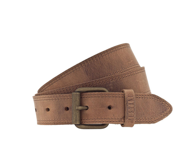 Mustang Herren Ledergürtel MG2077L12 35mm Gürtelbreite