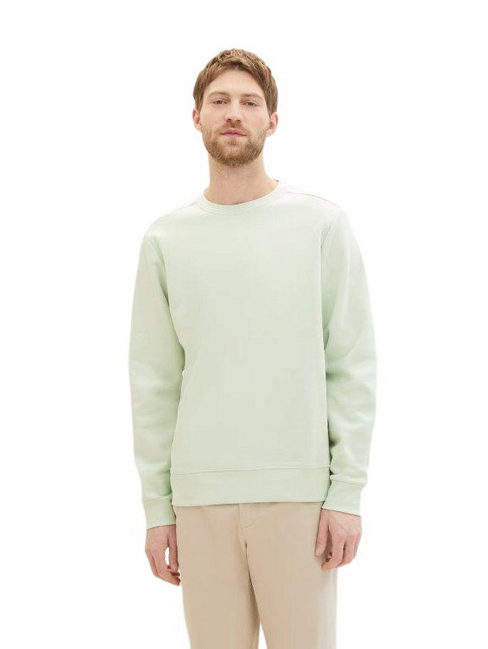 Tom Tailor Herren Rundhals Pullover PRINTED CREWNECK - Regular Fit
