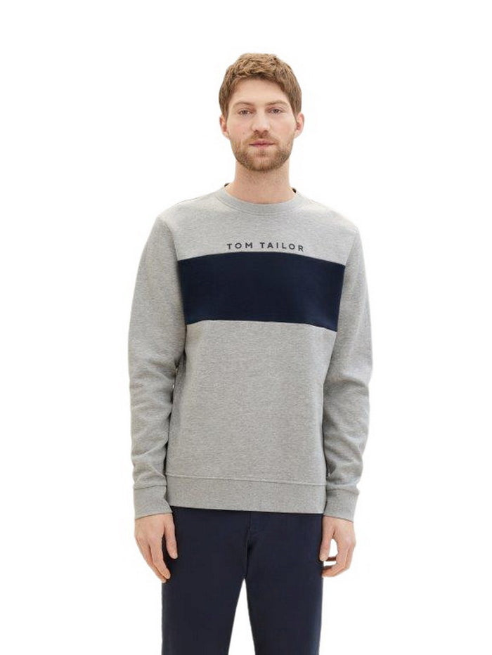 Tom Tailor Herren Rundhals Pullover CUTLINE - Regular Fit