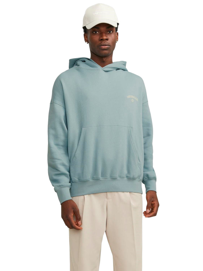Jack & Jones Herren Hoodie Kapuzenpullover JORSANTORINI GRAPHIC- Relaxed Fit