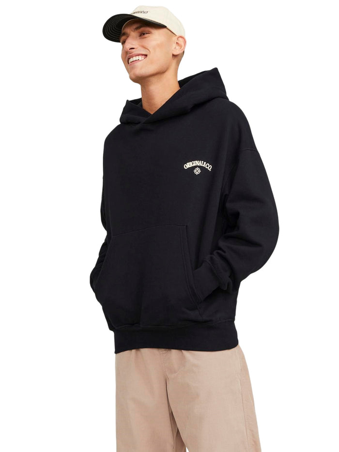 Jack & Jones Herren Hoodie Kapuzenpullover JORSANTORINI GRAPHIC- Relaxed Fit