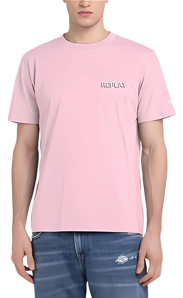 Replay Herren Rundhals T-Shirt BASIC - Regular Fit