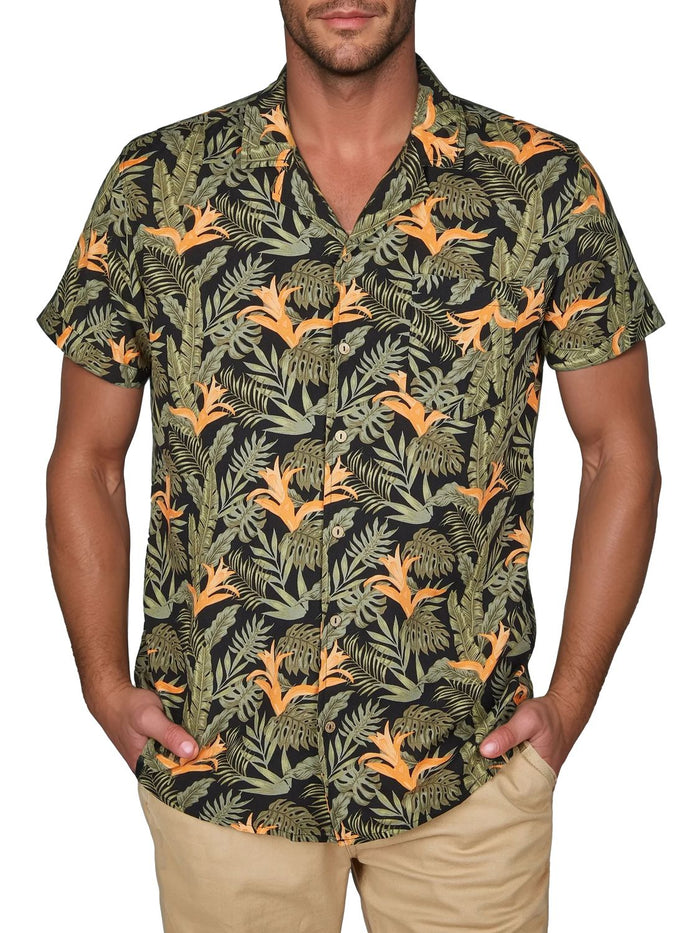 riverso Hawaii Hemd Männer Kurzarm RIVMick Regular Fit