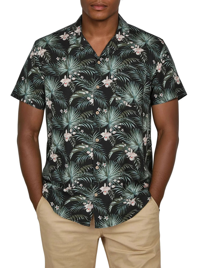 riverso Hawaii Hemd Männer Kurzarm RIVMick Regular Fit