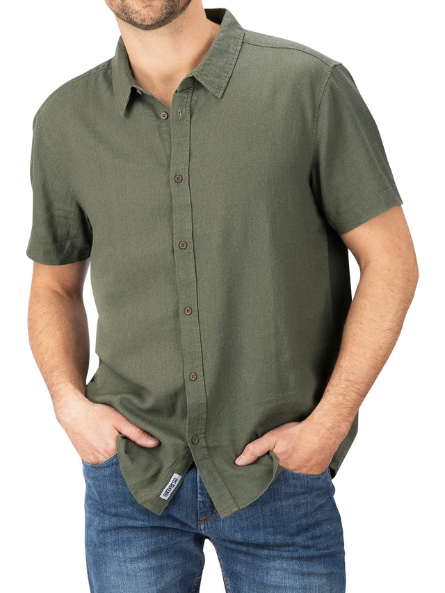 riverso Leinenhemd Herren RIVCarlo Regular Fit
