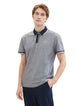 Navy white two tone pique 24571