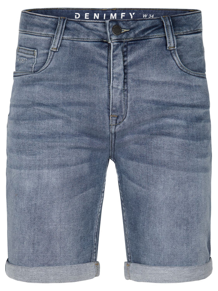 DENIMFY Jeans Shorts Herren Stretch Kurz Regular Fit DFAri