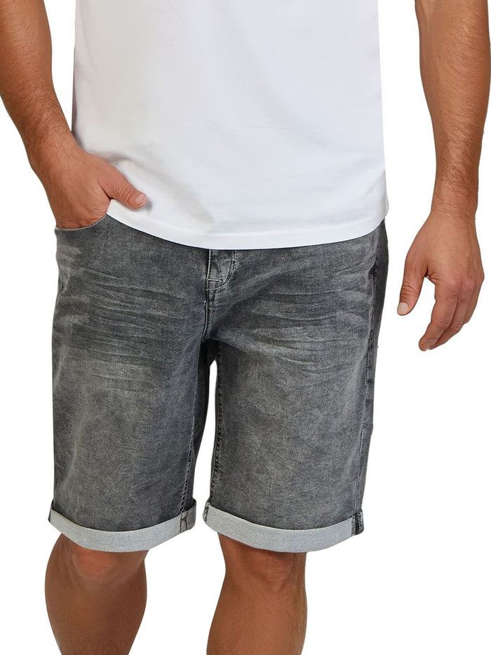 DENIMFY Jeans Shorts Herren Stretch Kurz Regular Fit DFAri