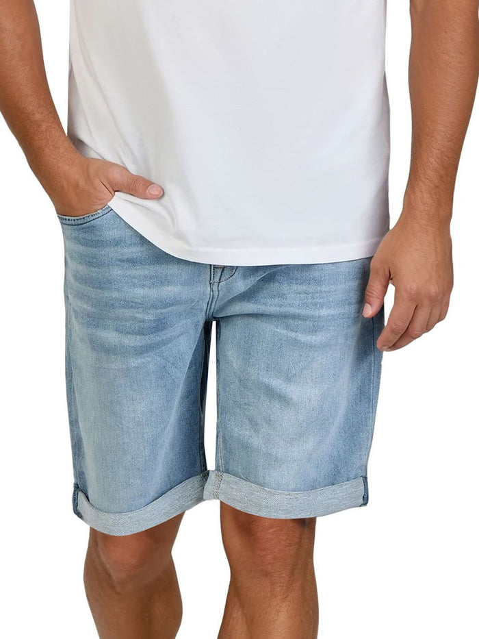 DENIMFY Jeans Shorts Herren Stretch Kurz Regular Fit DFAri