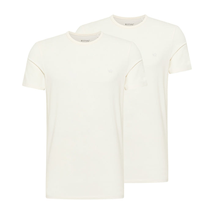 Mustang Herren T-Shirt ALLEN 2er PACK - Regular Fit