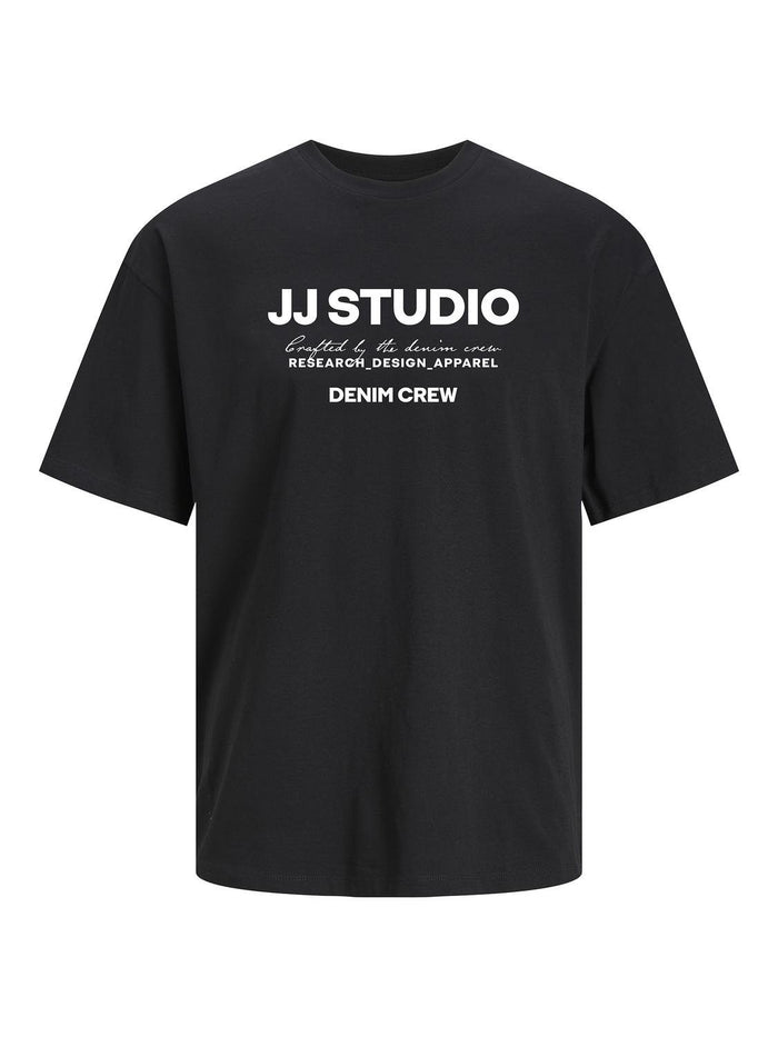 Jack & Jones Herren Rundhals T-Shirt JJGALE - Relaxed Fit
