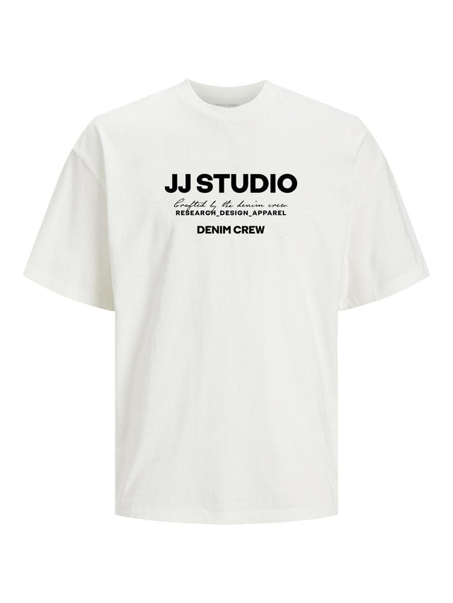 Jack & Jones Herren Rundhals T-Shirt JJGALE - Relaxed Fit