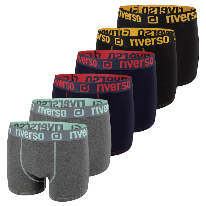 riverso Boxershorts Herren RIVOle 6er Pack