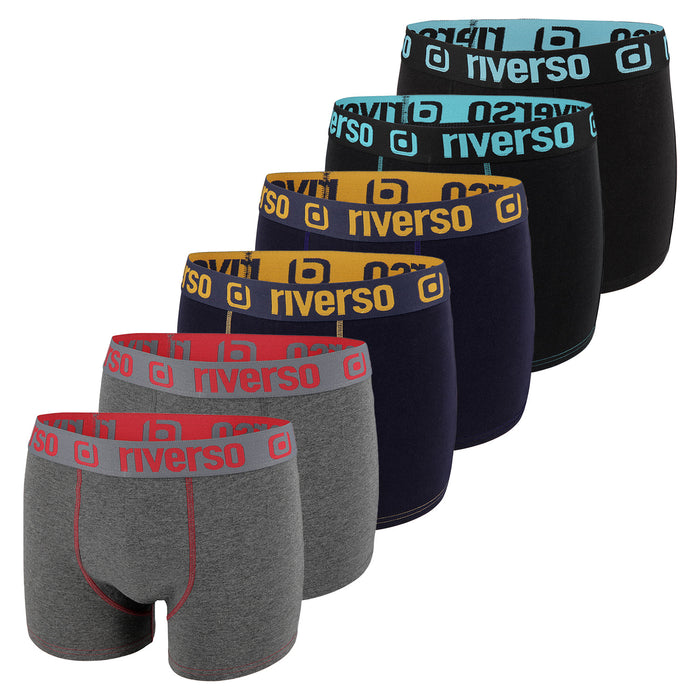 riverso Boxershorts Herren RIVOle 6er Pack