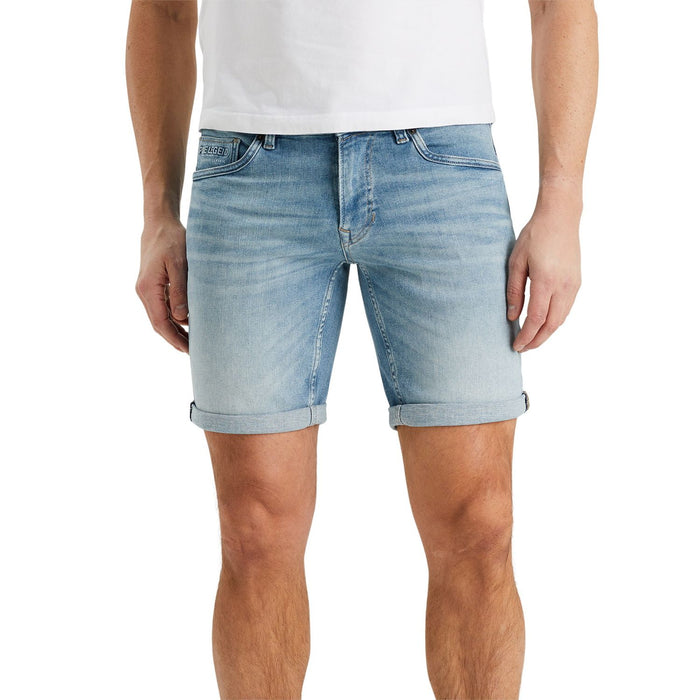 PME Legend Herren Jeans Short NIGHTFLIGHT - Regular Fit - Blau - Grau