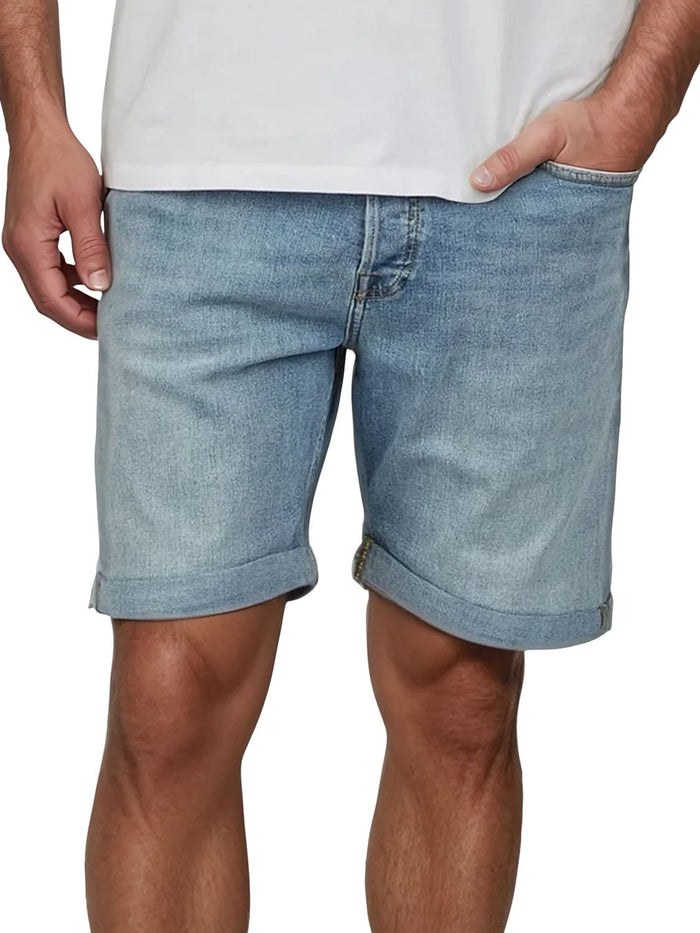 Jack & Jones Jeans Shorts Herren Stretch Kurz Regular Fit JJIRICK