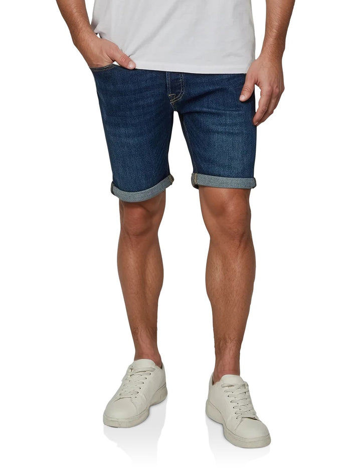 Jack & Jones Jeans Shorts Herren Stretch Kurz Regular Fit JJIRICK