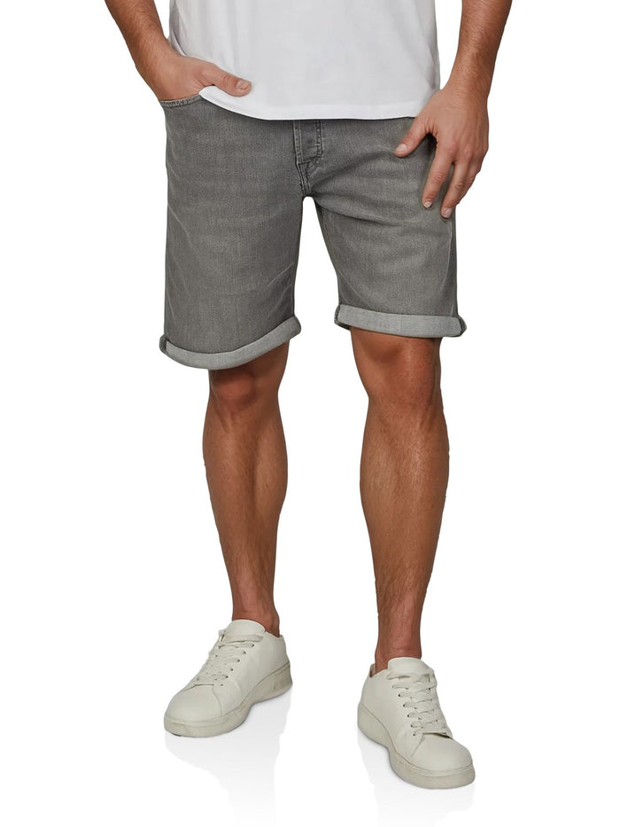 Jack & Jones Jeans Shorts Herren Stretch Kurz Regular Fit JJIRICK