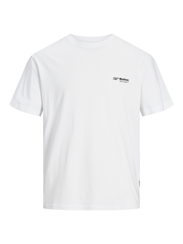 Jack & Jones Herren Rundhals T-Shirt JORSEQUOIA GRAPHIC BACK - Relaxed Fit
