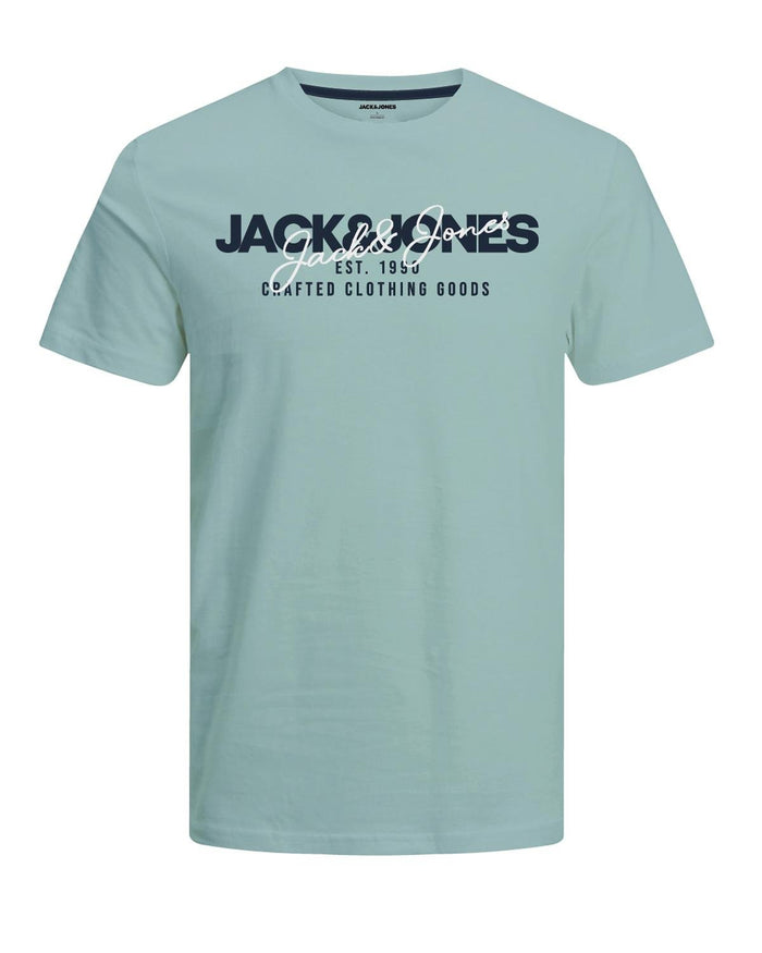 Jack & Jones Herren Rundhals T-Shirt JJALVIS - Regular Fit