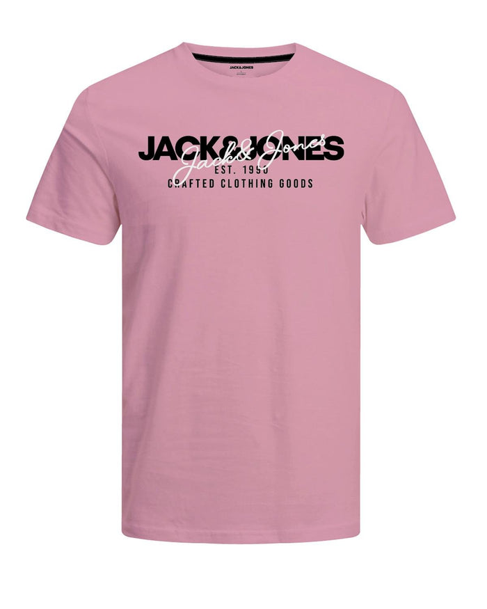 Jack & Jones Herren Rundhals T-Shirt JJALVIS - Regular Fit