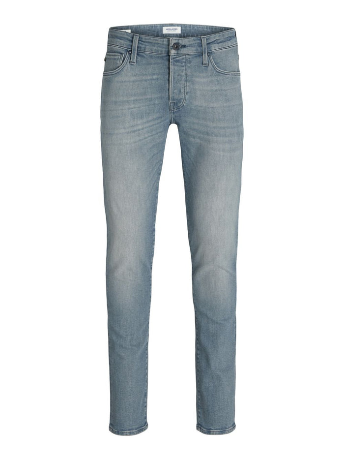Jack & Jones Herren Jeans JJIGLENN JJICON - Low Waist - Slim Fit - Blau