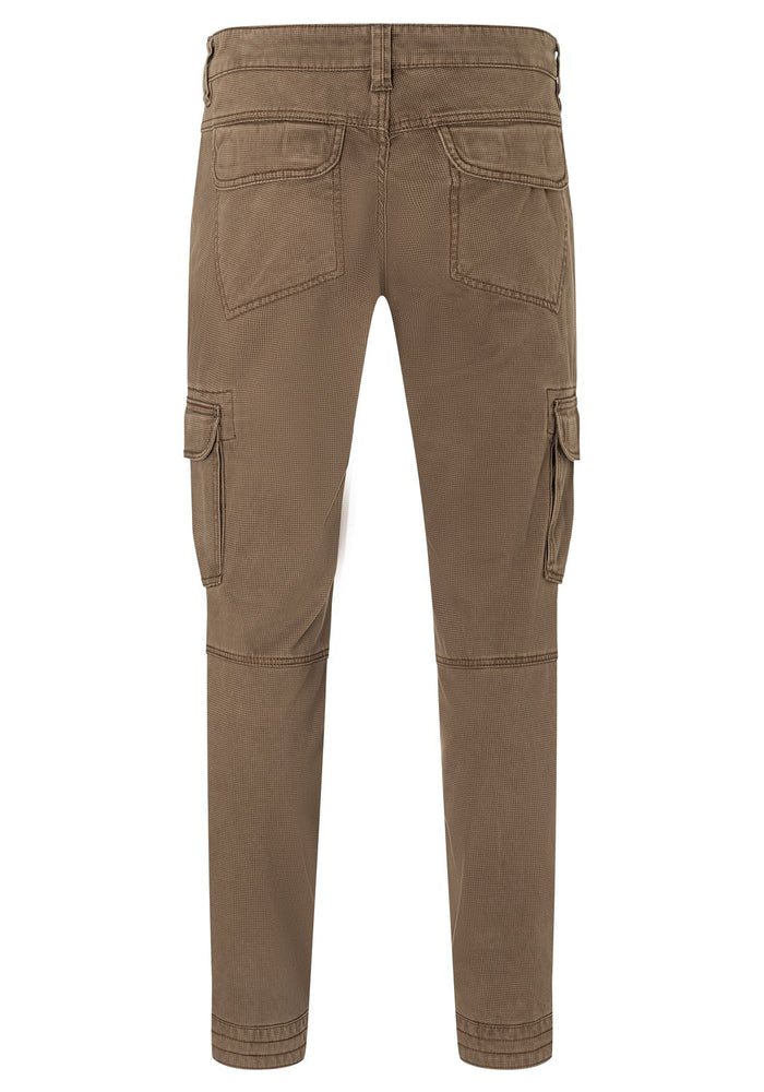 Timezone Herren Cargo Hose REGULAR BENTZ - Regular Fit - Braun Grau Grün Blau Beige