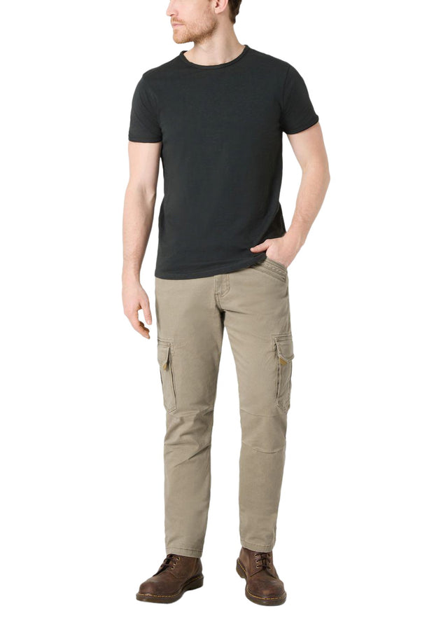 Timezone Herren Cargo Hose REGULAR BENTZ - Regular Fit - Braun Grau Grün Blau Beige