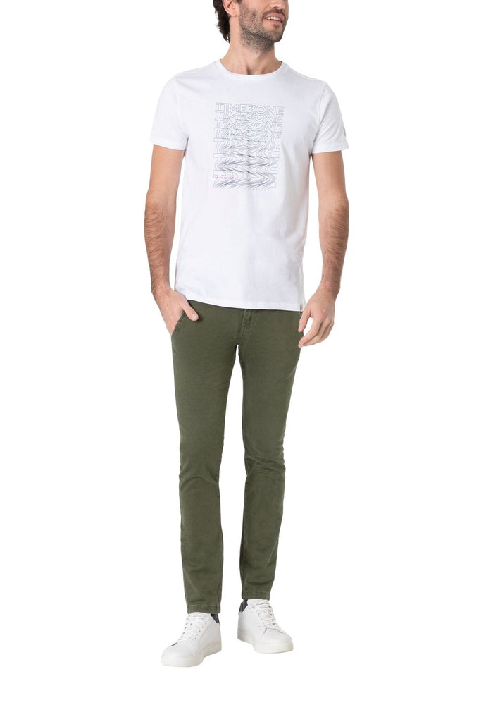 TIMEZONE Herren Chino Hose SLIM JANNOTZ - Slim Fit - Braun Grau Grün Blau Beige