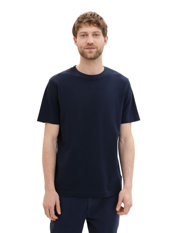 Tom Tailor Herren T-Shirt PIQUE - Regular Fit