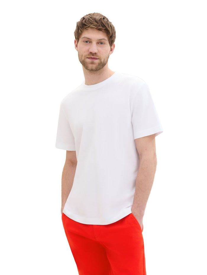 Tom Tailor Herren T-Shirt PIQUE - Regular Fit