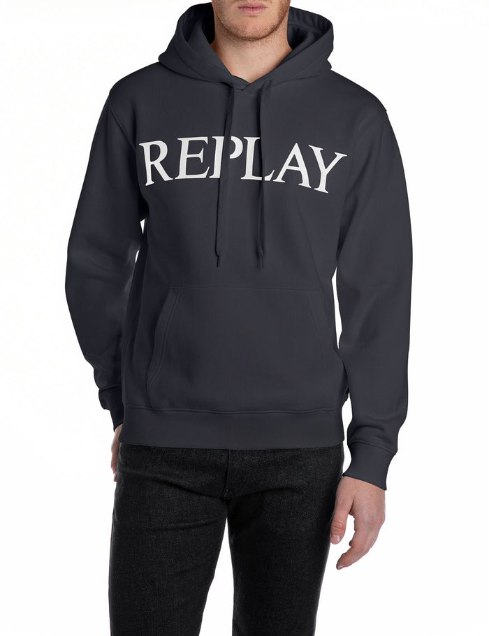 Replay Herren Hoodie Kapuzenpullover BRUSHED FLEECE - Regular Fit