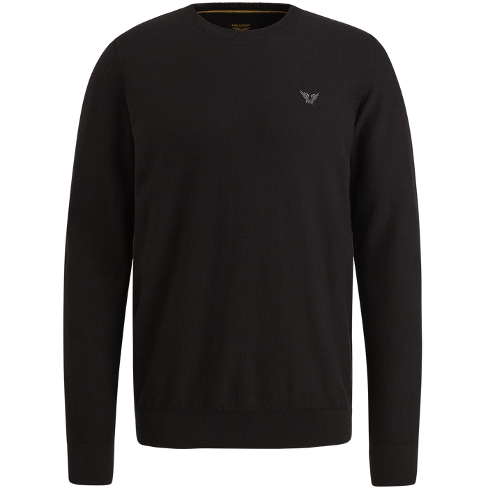 PME Legend Herren Rundhals Pullover R-NECK COTTON KNIT - Regular Fit