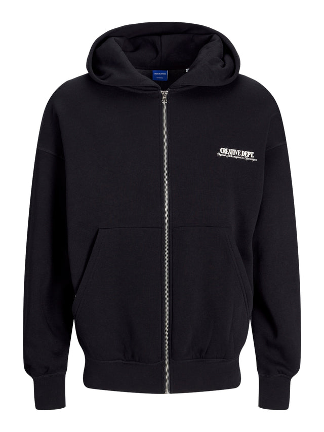 Jack & Jones Herren Hoodie Kapuzenpullover JORROXBURY ZIP - Relaxed Fit