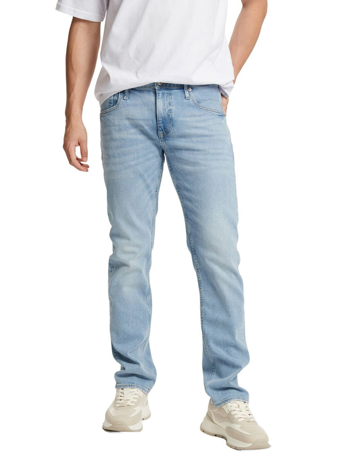 Cross Jeans Herren Jeans DAMIEN - Slim Fit - Blau - Light Blue Used