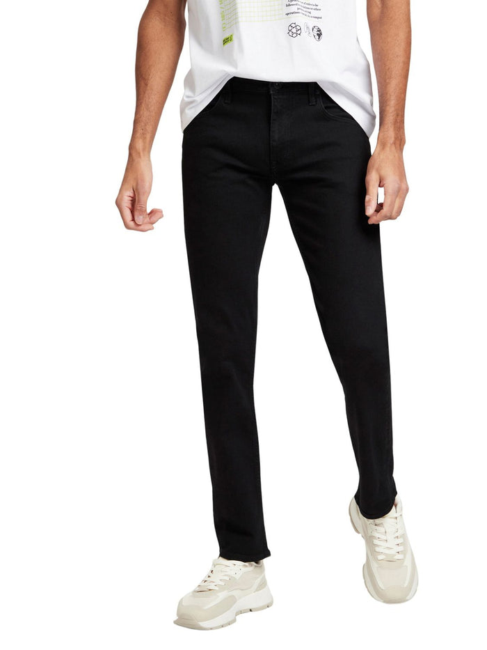 Cross Jeans Herren Jeans DAMIEN - Slim Fit - Schwarz - Black Black