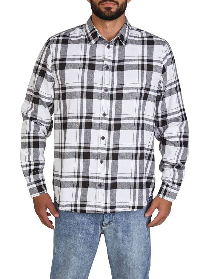 DENIMFY Flanellhemd Herren langarm Kariert Regular Fit DFDean