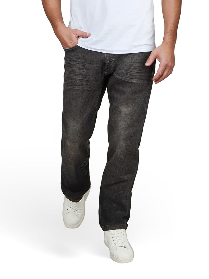 DENIMFY Sweat Jeans Herren Stretch Straight Fit DFAlvin