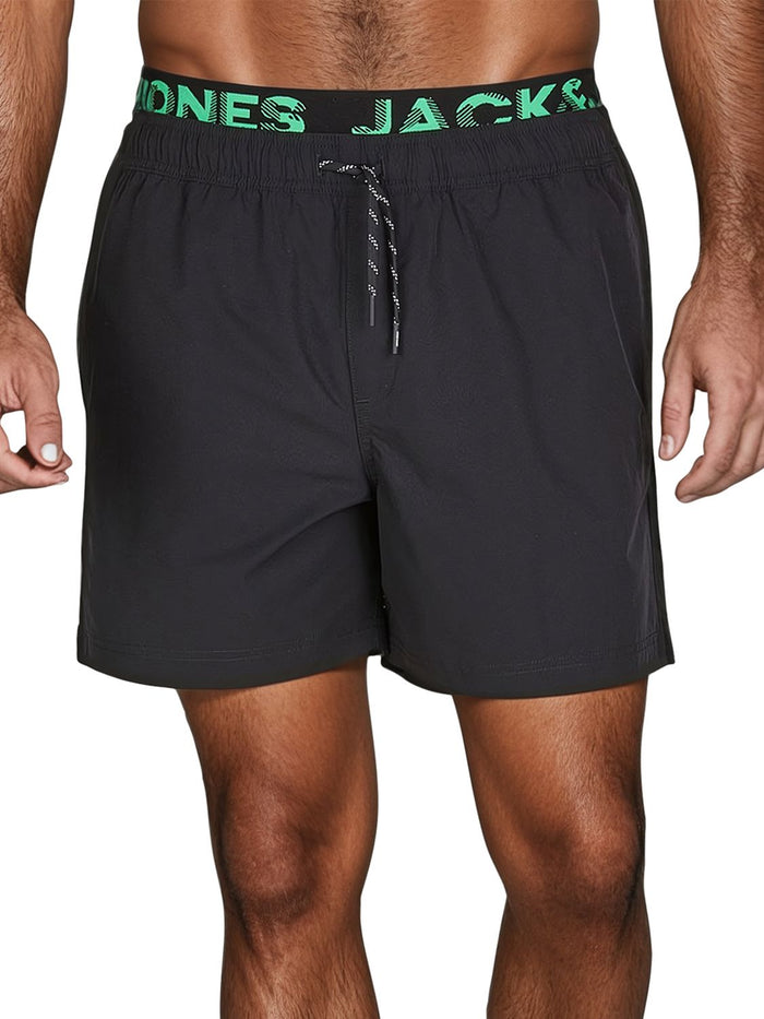 Jack & Jones Badehose Herren lang Badeshorts Doppelter Bund MAUI JJSWIM
