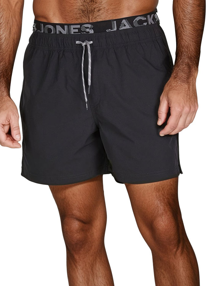 Jack & Jones Badehose Herren lang Badeshorts Doppelter Bund MAUI JJSWIM