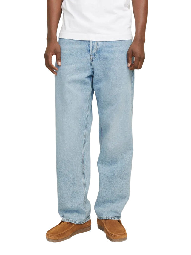 Jack & Jones Herren Jeans  JJIALEX JJORIGINAL AM 332 - Baggy Fit - Blau - Blue Denim