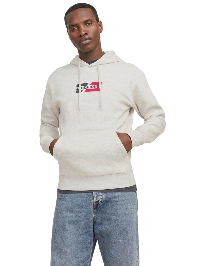 Jack & Jones Herren Hoodie Kapuzenpullover JJECORP GRAPHIC - Regular Fit