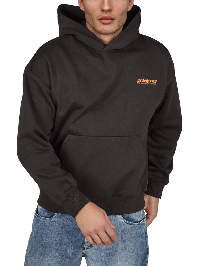 Jack & Jones Hoodie Herren Relaxed Fit mit Print JJEURBAN EDGE