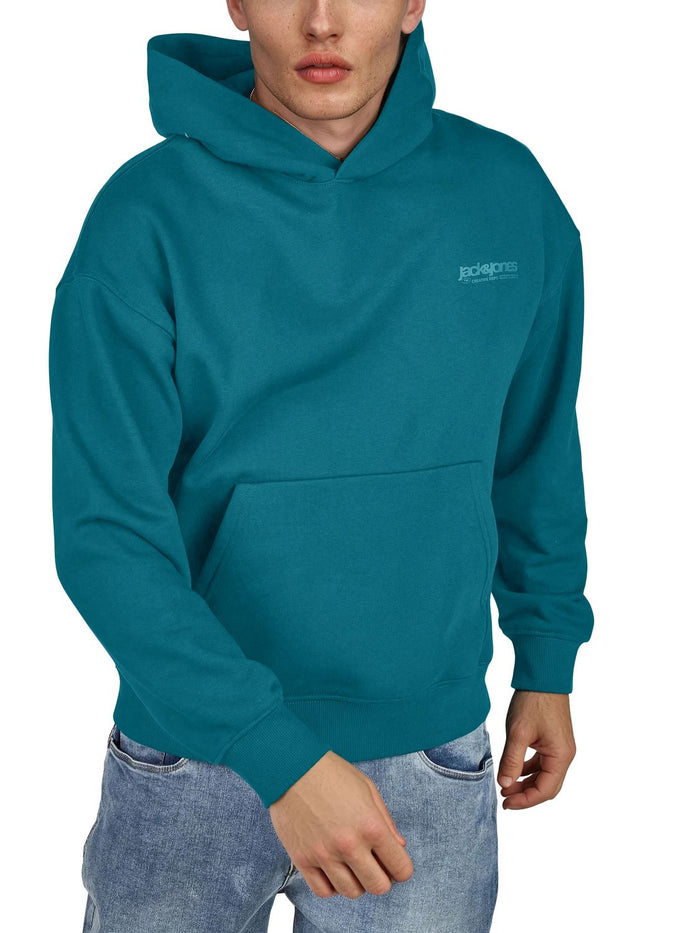 Jack & Jones Hoodie Herren Relaxed Fit mit Print JJEURBAN EDGE