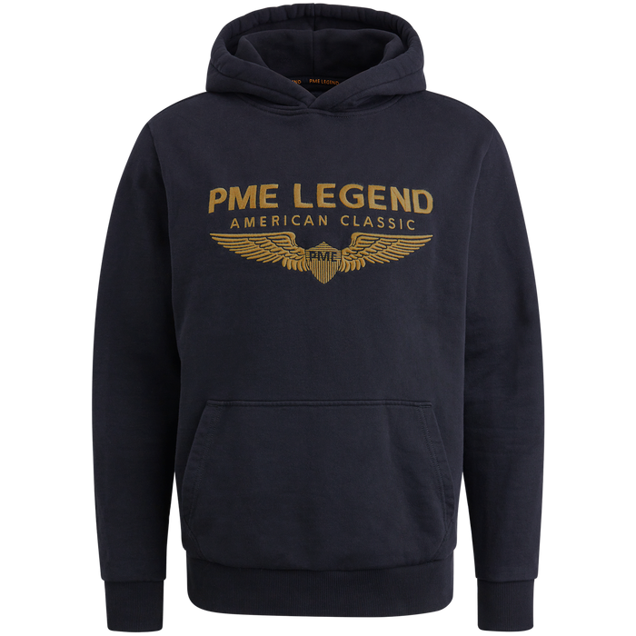 PME Legend Herren Kapuzenpullover Hoodie HOODED SOFT TERRY WITH LOGO - Regular Fit