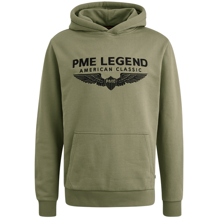 PME Legend Herren Kapuzenpullover Hoodie HOODED SOFT TERRY WITH LOGO - Regular Fit
