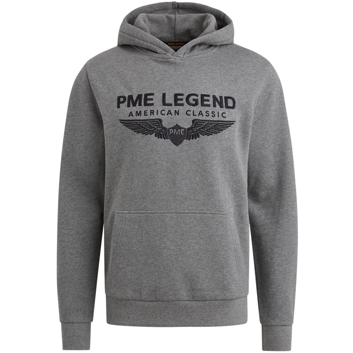 PME Legend Herren Kapuzenpullover Hoodie HOODED SOFT TERRY WITH LOGO - Regular Fit