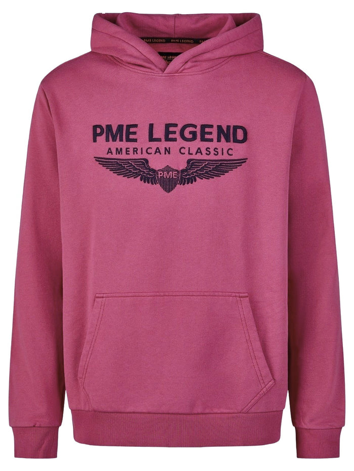 PME Legend Herren Kapuzenpullover Hoodie HOODED SOFT TERRY WITH LOGO - Regular Fit