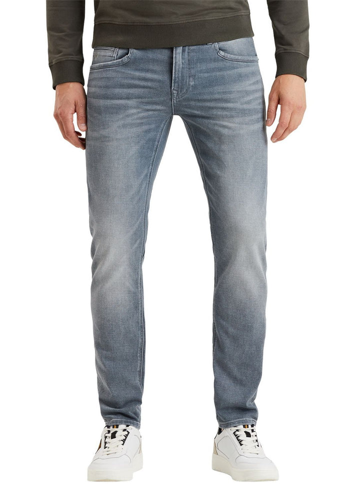 PME Legend Herren Jeans TAILWHEEL - Low Waist - Slim Fit - Grau Blau